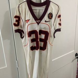 Brett Warren Virginia Tech Jersey Gameworn